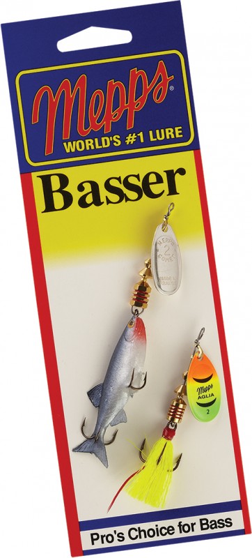 Basser Pak - #2 Dressed and Mino Spinners Fishing Lure